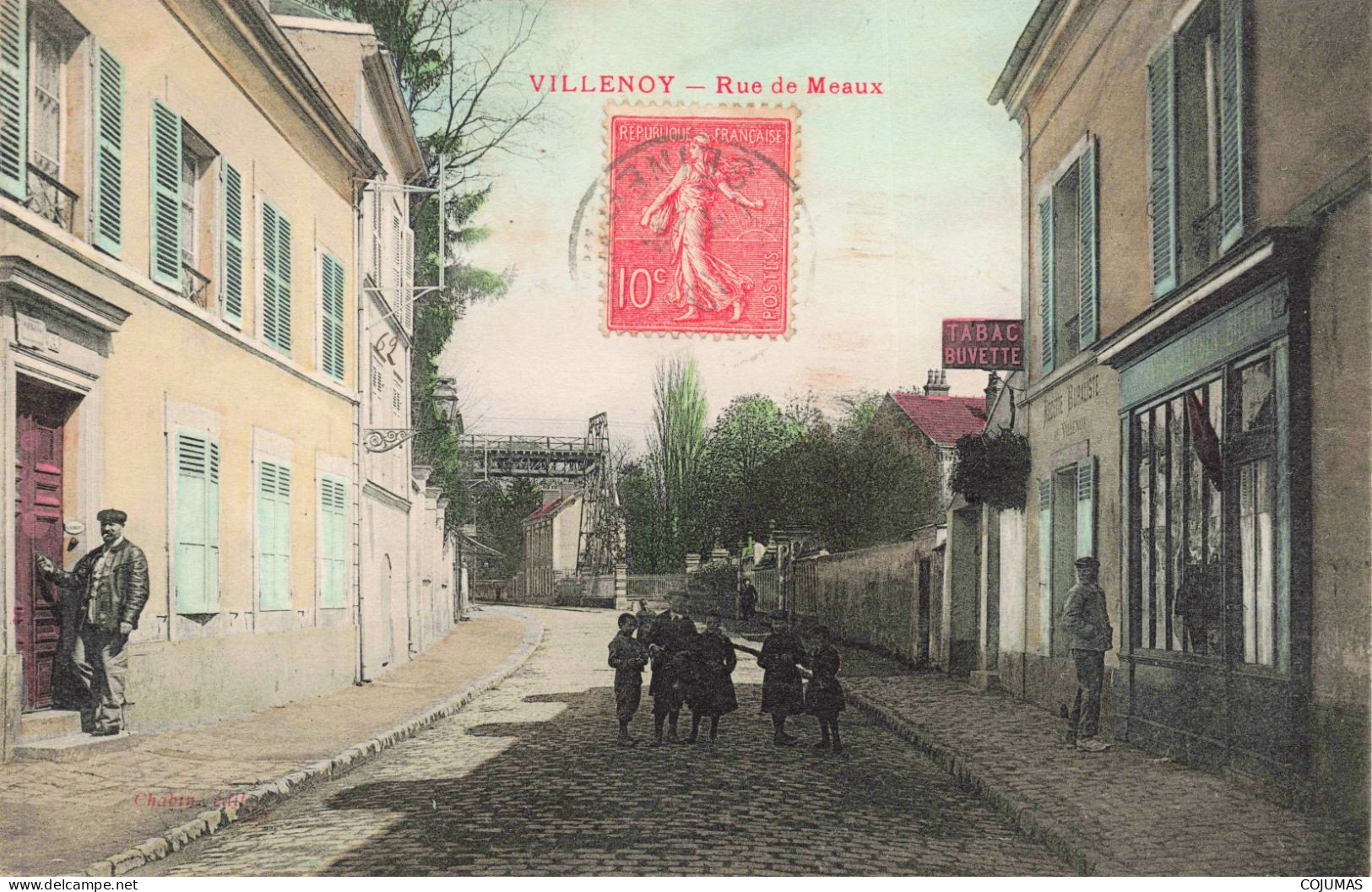 77 - VILLENOY - S17436 - Rue De Meaux - Tabac Buvette - L23 - Villenoy