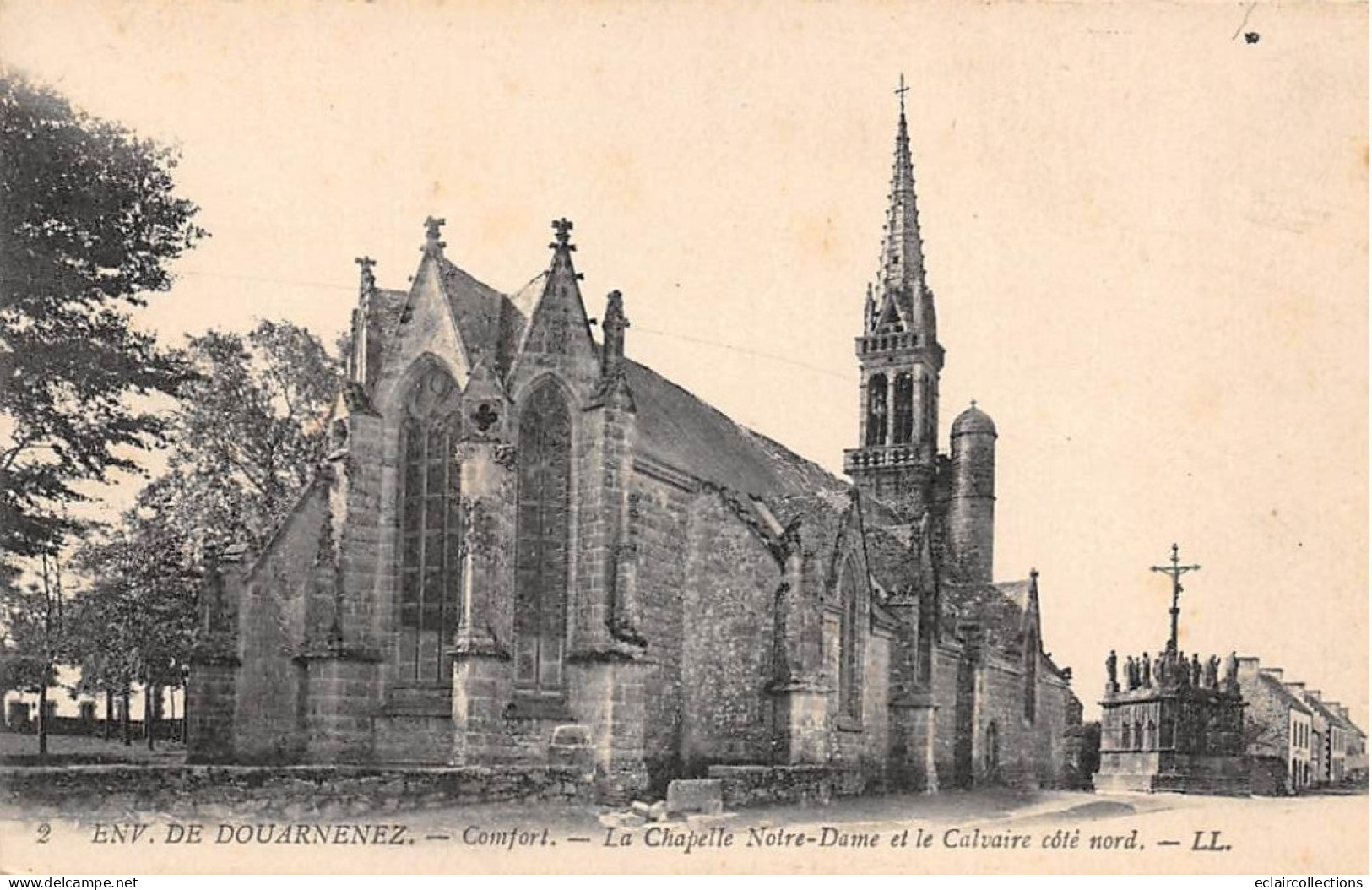 Douarnenez        29       Chapelle Notre Dame Et Le Calvaire       N° 2    (voir Scan) - Douarnenez