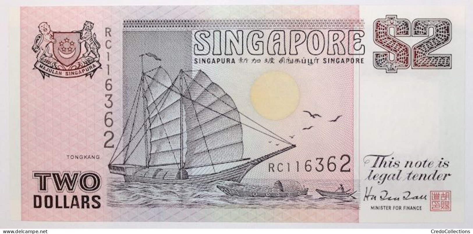 Singapour - 2 Dollars - 1997 - PICK 34 - NEUF - Singapour