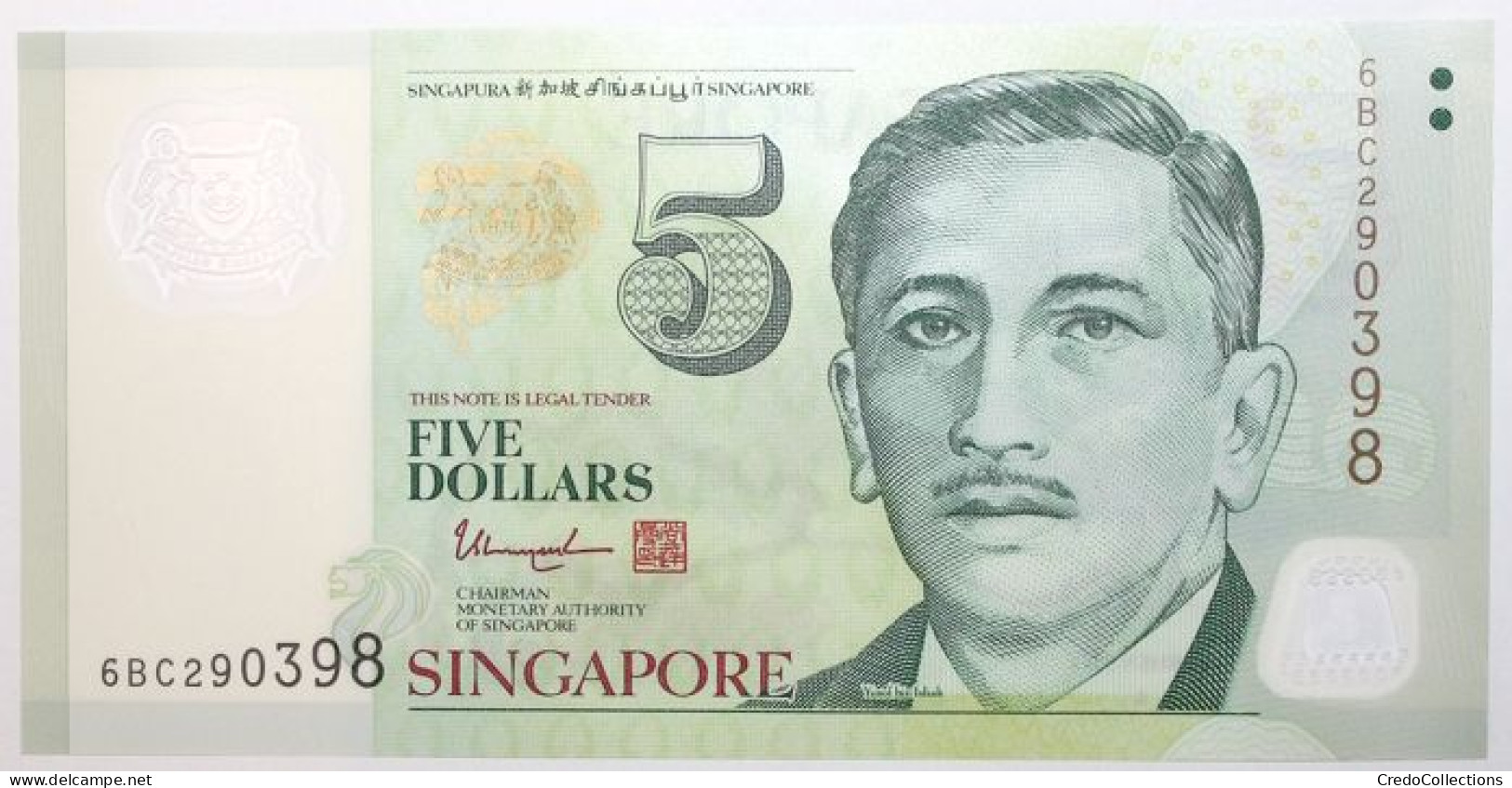 Singapour - 5 Dollars - 2020 - PICK 47g - NEUF - Singapore