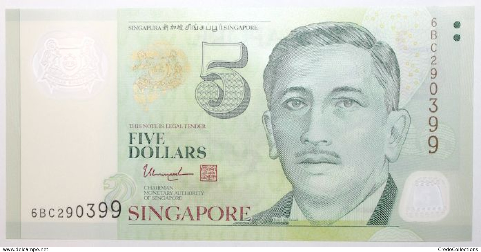 Singapour - 5 Dollars - 2020 - PICK 47g - NEUF - Singapour
