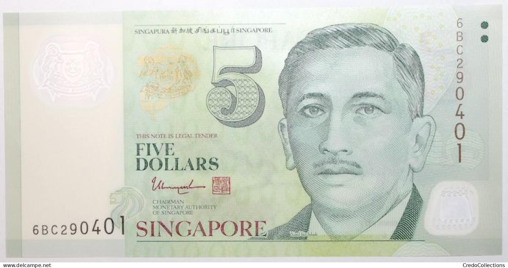 Singapour - 5 Dollars - 2020 - PICK 47g - NEUF - Singapour