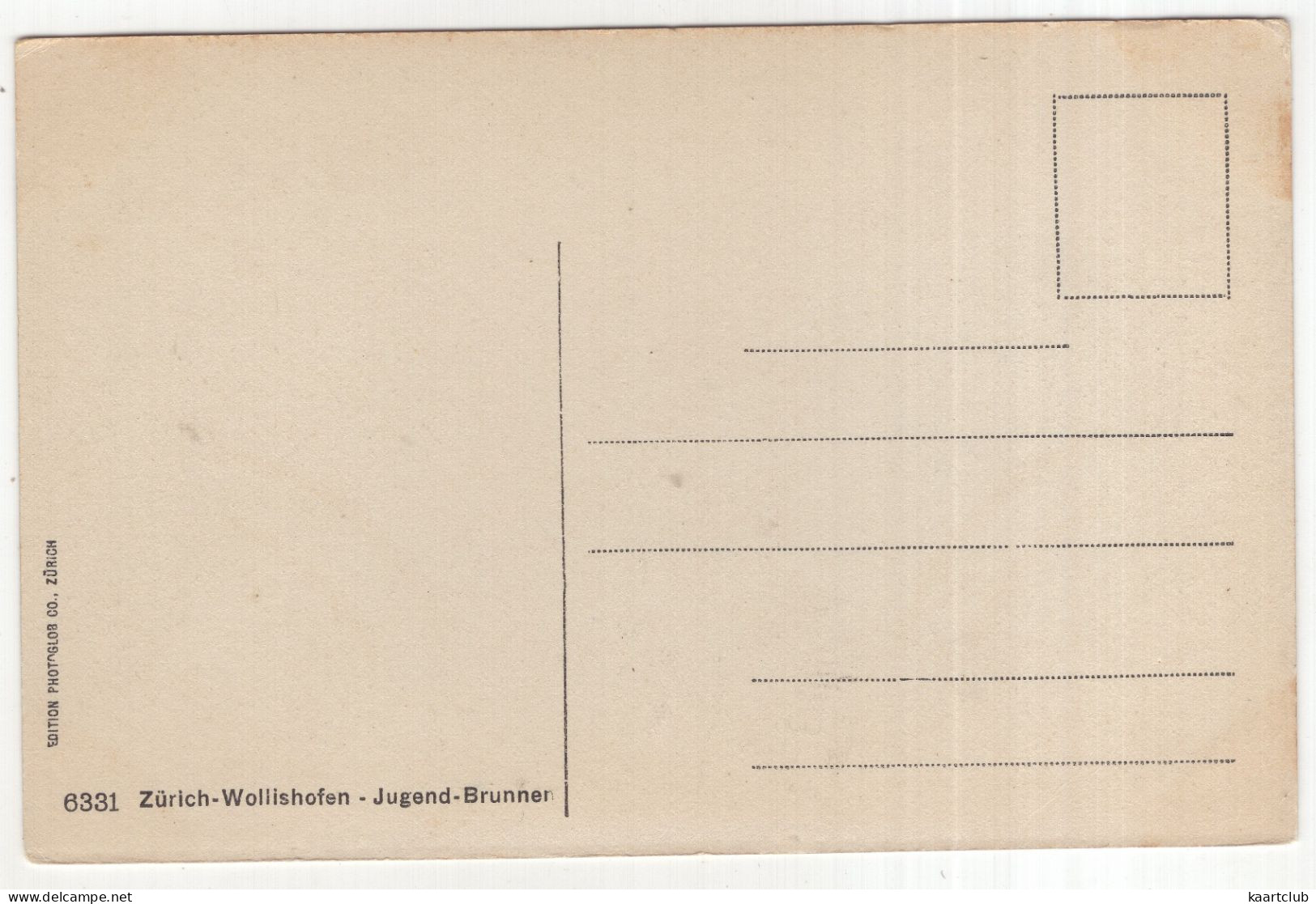 6331 Zürich - Wollishofen -  Jugend-Brunner - (Schweiz/Suisse/Switzerland) - Wollishofen