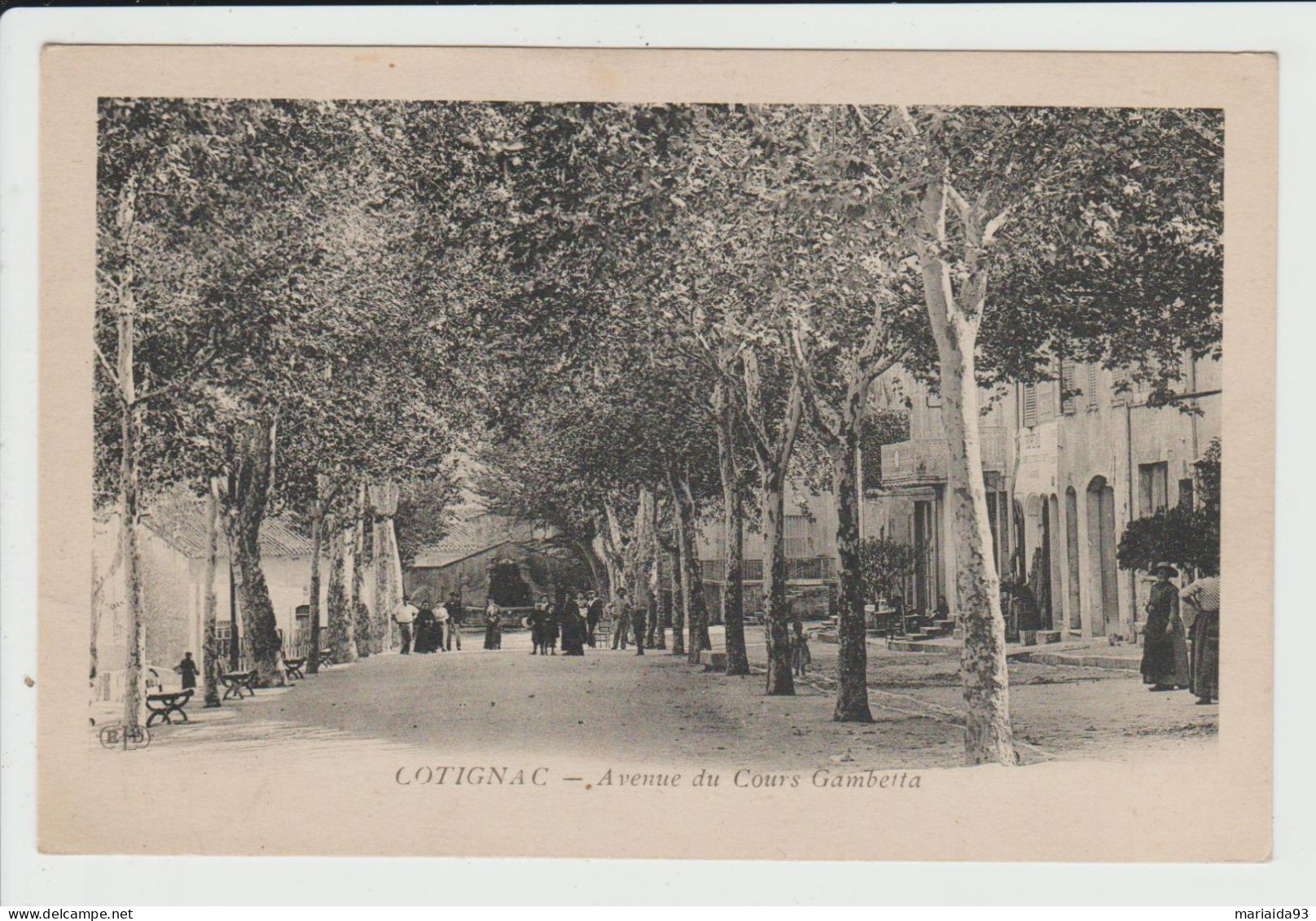 COTIGNAC - VAR - AVENUE DU COURS GAMBETTA - Cotignac