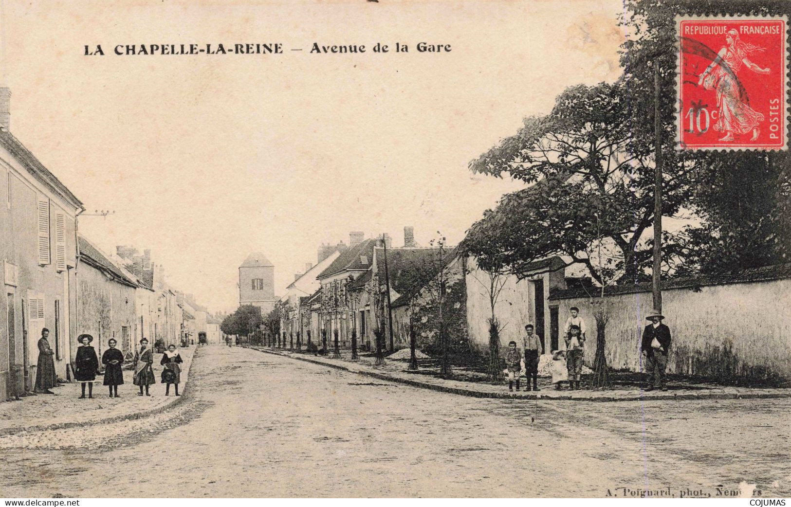 77 - LA CHAPELLE LA REINE - S17464 - Avenue De La Gare - Eglise - L23 - La Chapelle La Reine