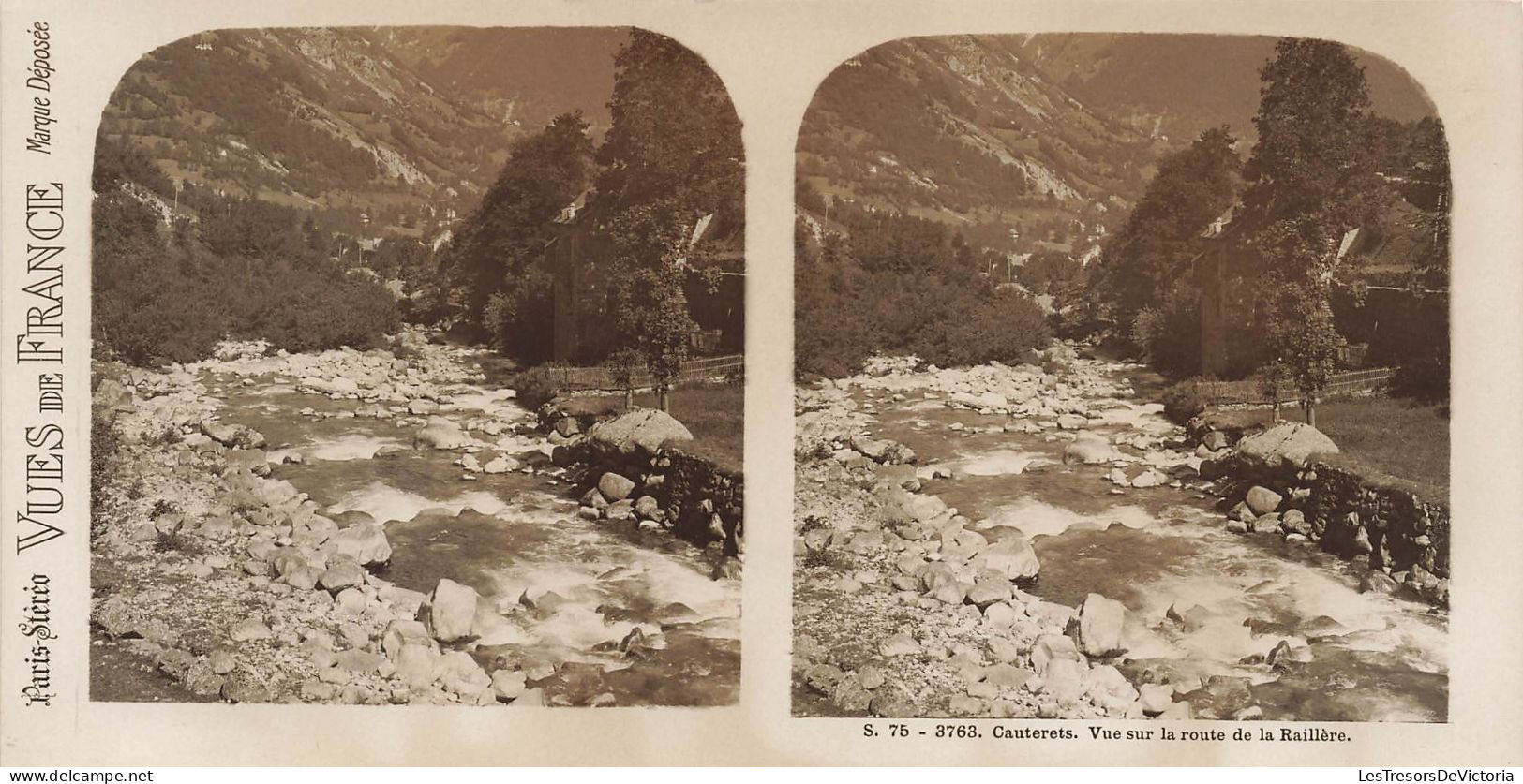 Photographies Stéréoscopiques - Série 75 - Cauterets - Edition Paris Stéréo - Lot De 12 Photos - Stereoscopic