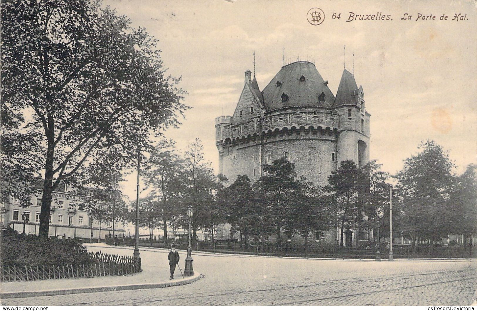 BELGIQUE - BRUXELLES - La Porte De Hal - Carte Postale Ancienne - Marktpleinen, Pleinen