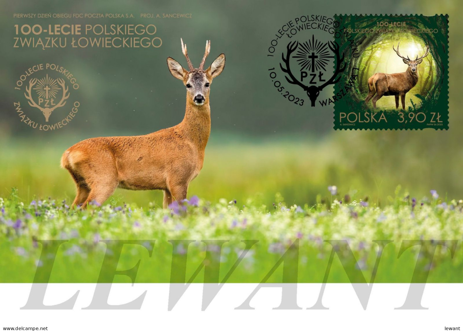 2023.05.10. 2023.05.10. 100th Anniversary Of The Polish Hunting Association - FDC - Brieven En Documenten