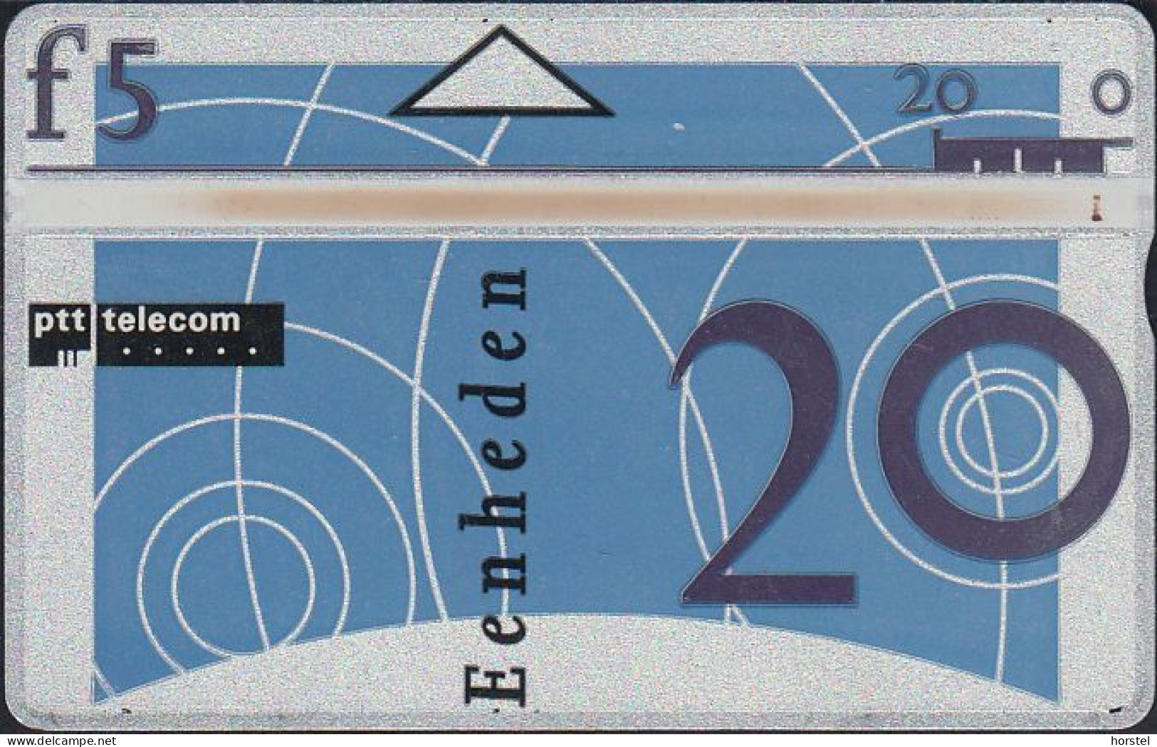 Netherland - L&G 1993 8.Standard Serie - D021A - (302A) Circles (thin Card) - Public