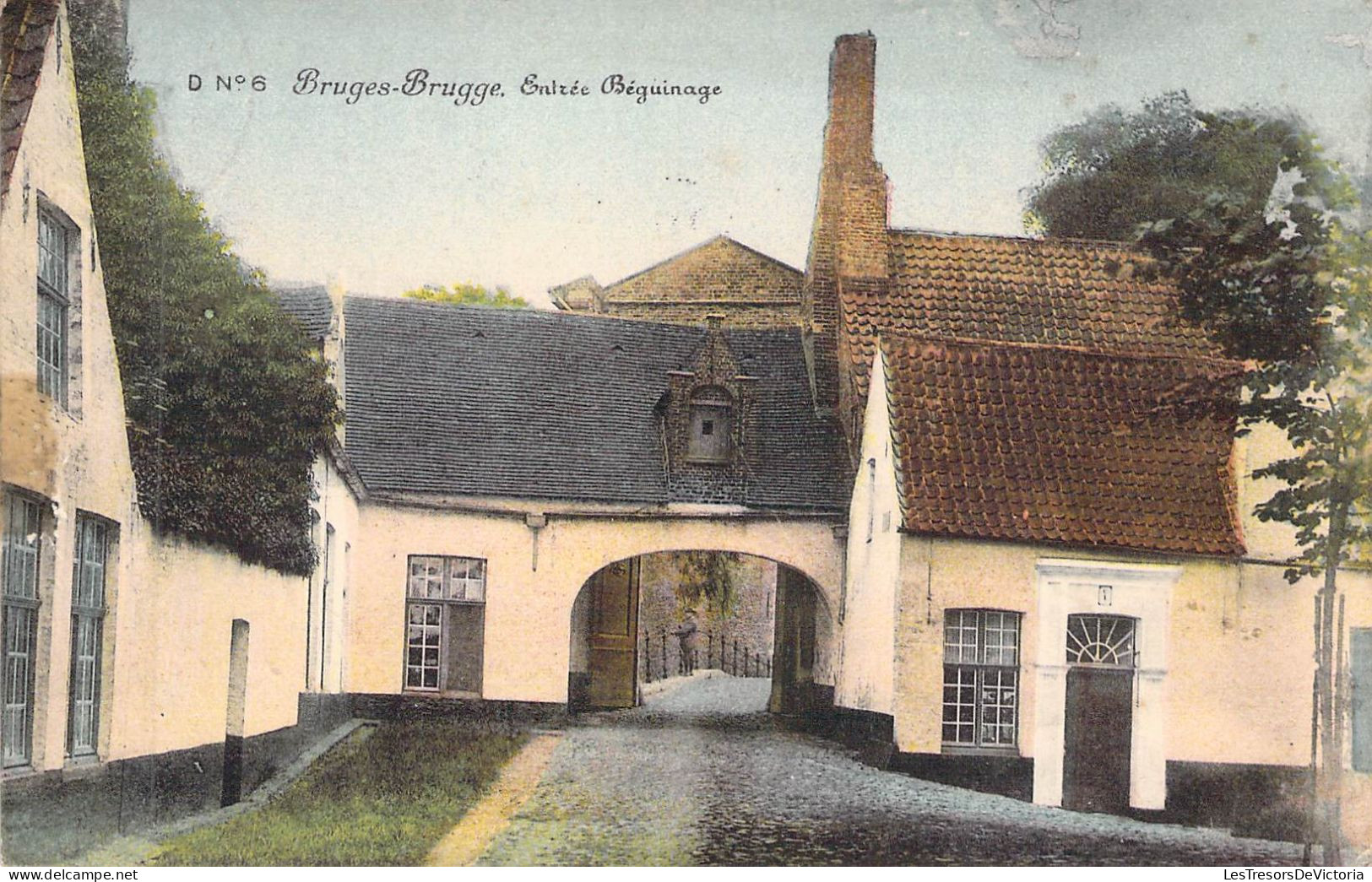 BELGIQUE - BRUGES - Entrée Béguinage - Carte Postale Ancienne - Brugge