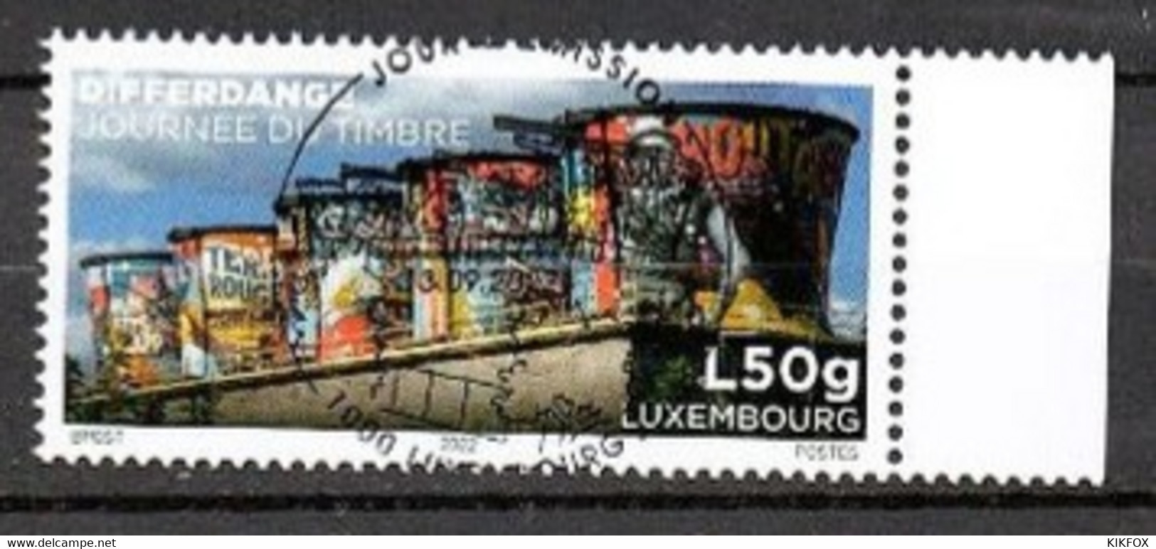 LUXEMBOURG,LUXEMBURG,2022 ,MI 2316 JOURNEE DU TIMBRE,  DIFFERDANGE, GESTEMPELT, DEZEMBERAUSGABE - Gebraucht