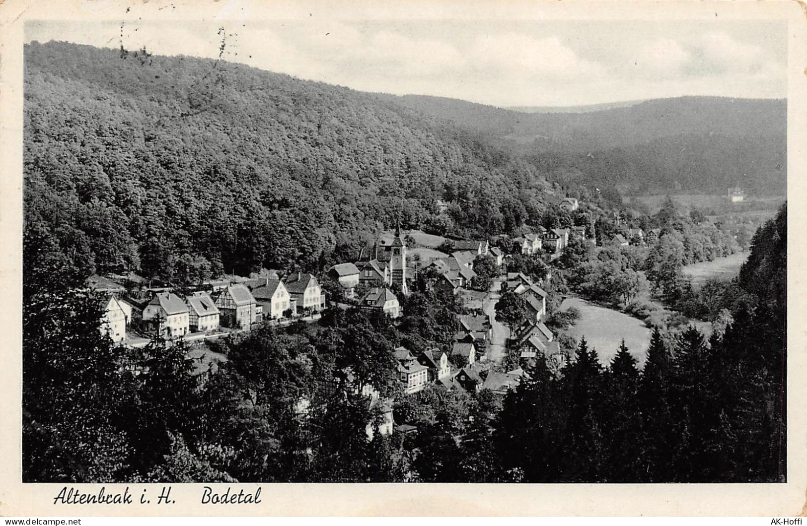 Altenbrak Thale Im Harz, Panorama Gelaufen 1936 (2268) - Altenbrak