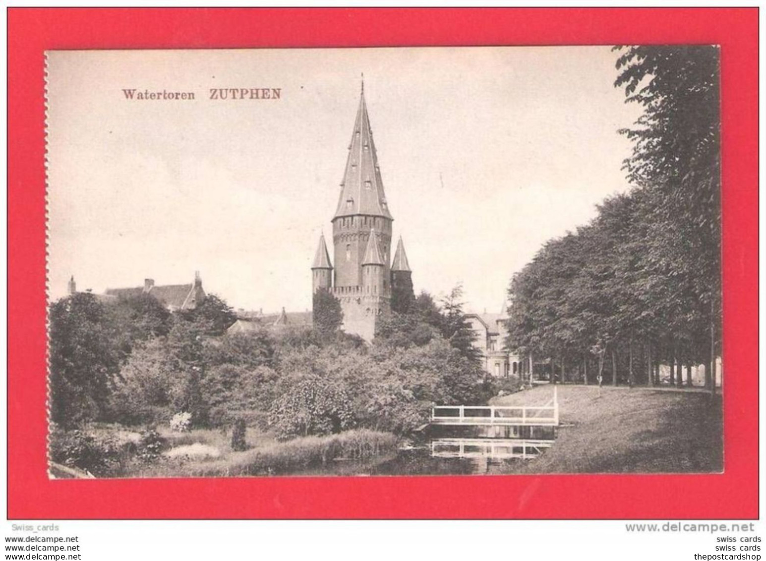 Zutphen Gelderland  Zutphen Watertoren UNUSED FROM A BOOKLET Netherlands - Zutphen