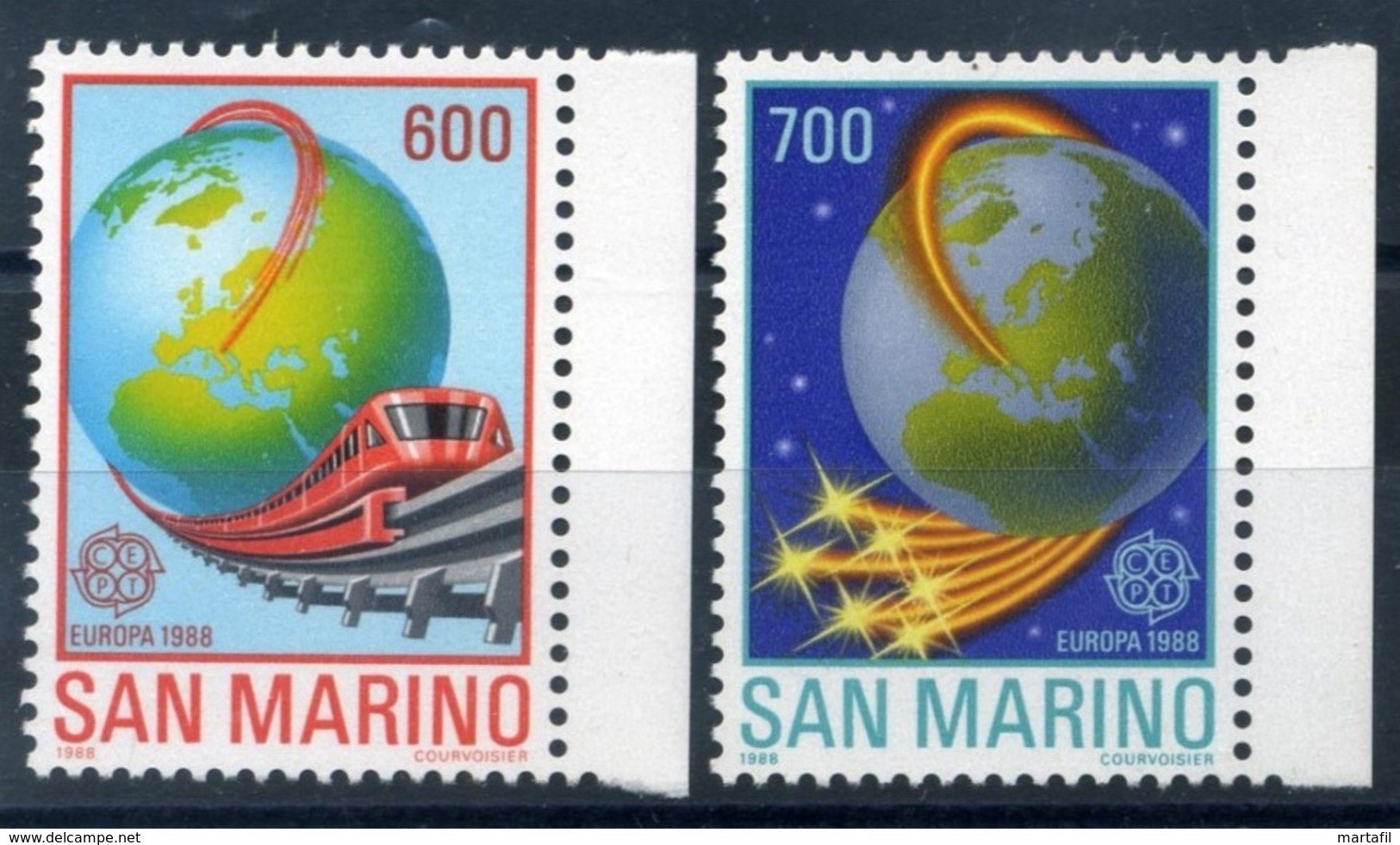 1988 SAN MARINO SET MNH ** Europa - Neufs