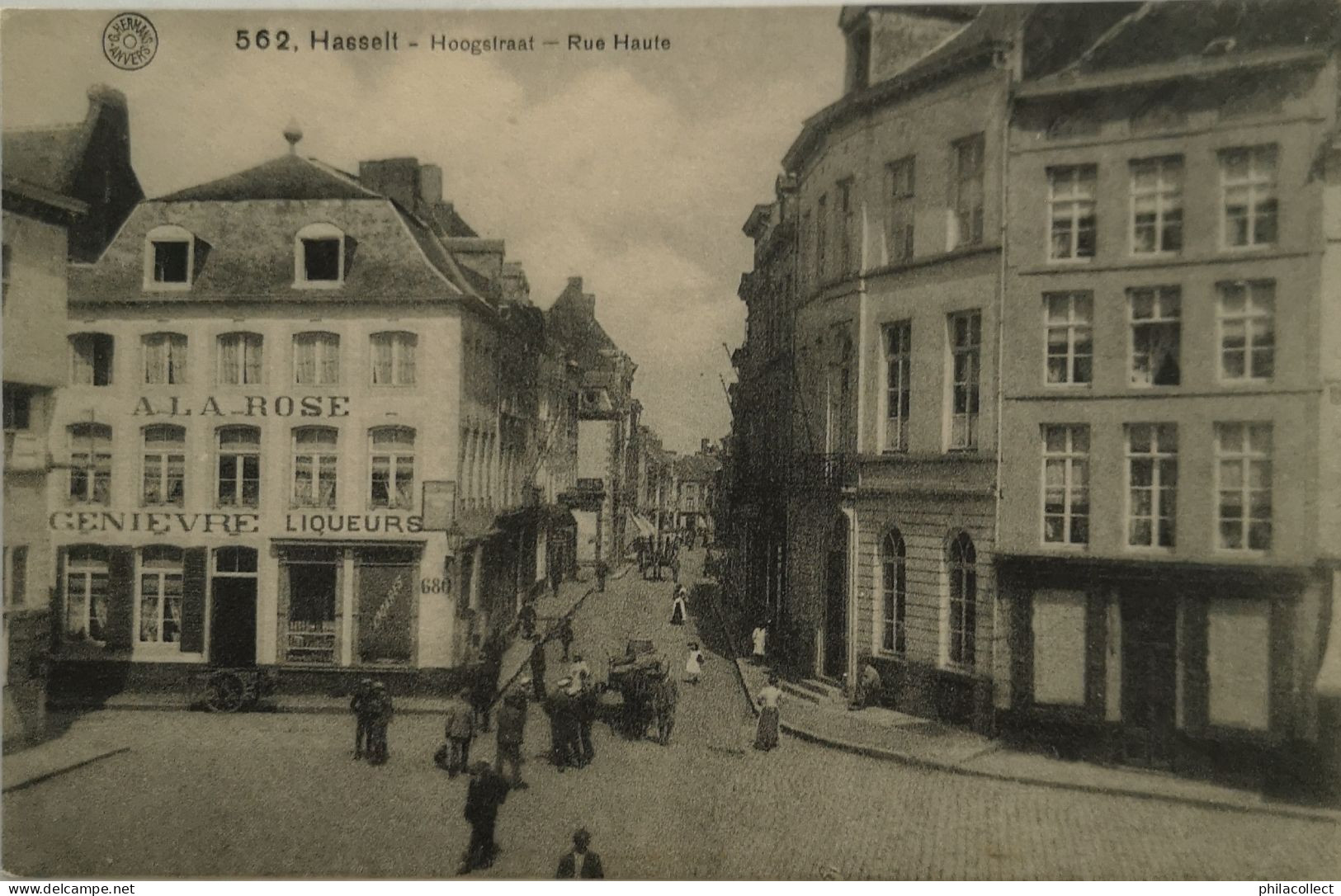 Hasselt // Hoogstraat - Rue Haute 1919 Uitg. Hermans 562 - Hasselt