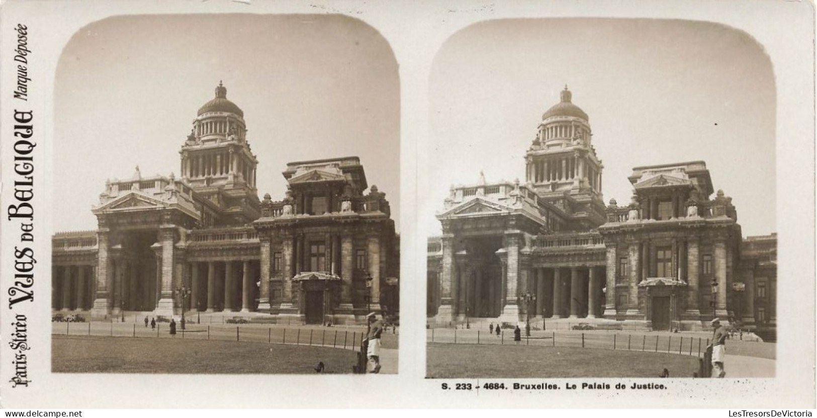 Photographies Stéréoscopiques - Série 1233 - Bruxelles - Edition Paris Stéréo - Lot De 12 Photos - Stereoscopic