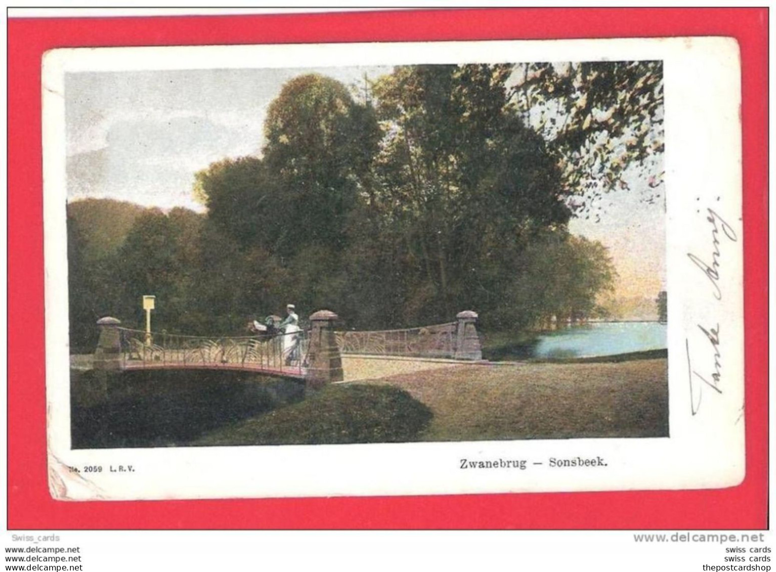 HOLLANDE CARTE PIONNIERE CPA Nederland / Holland, Sonsbeek Zwanebrug 1904 Used Circule - Arnhem