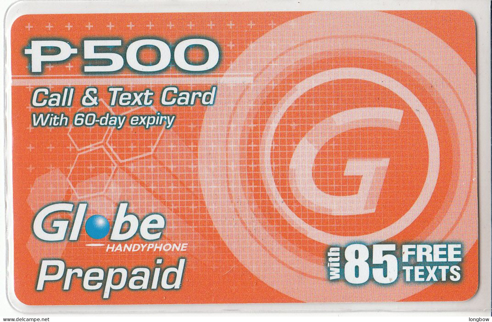 Filippine - Call & Text Card -GLOBE Handyphone Prepaid - Filipinas