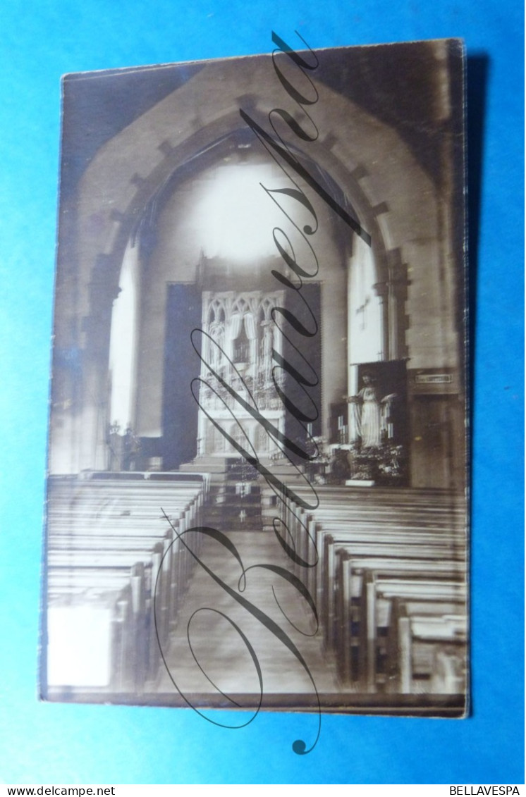 Kelso Region Real Picture Postcard Church Interior View/ Scotland 1924 - Andere & Zonder Classificatie