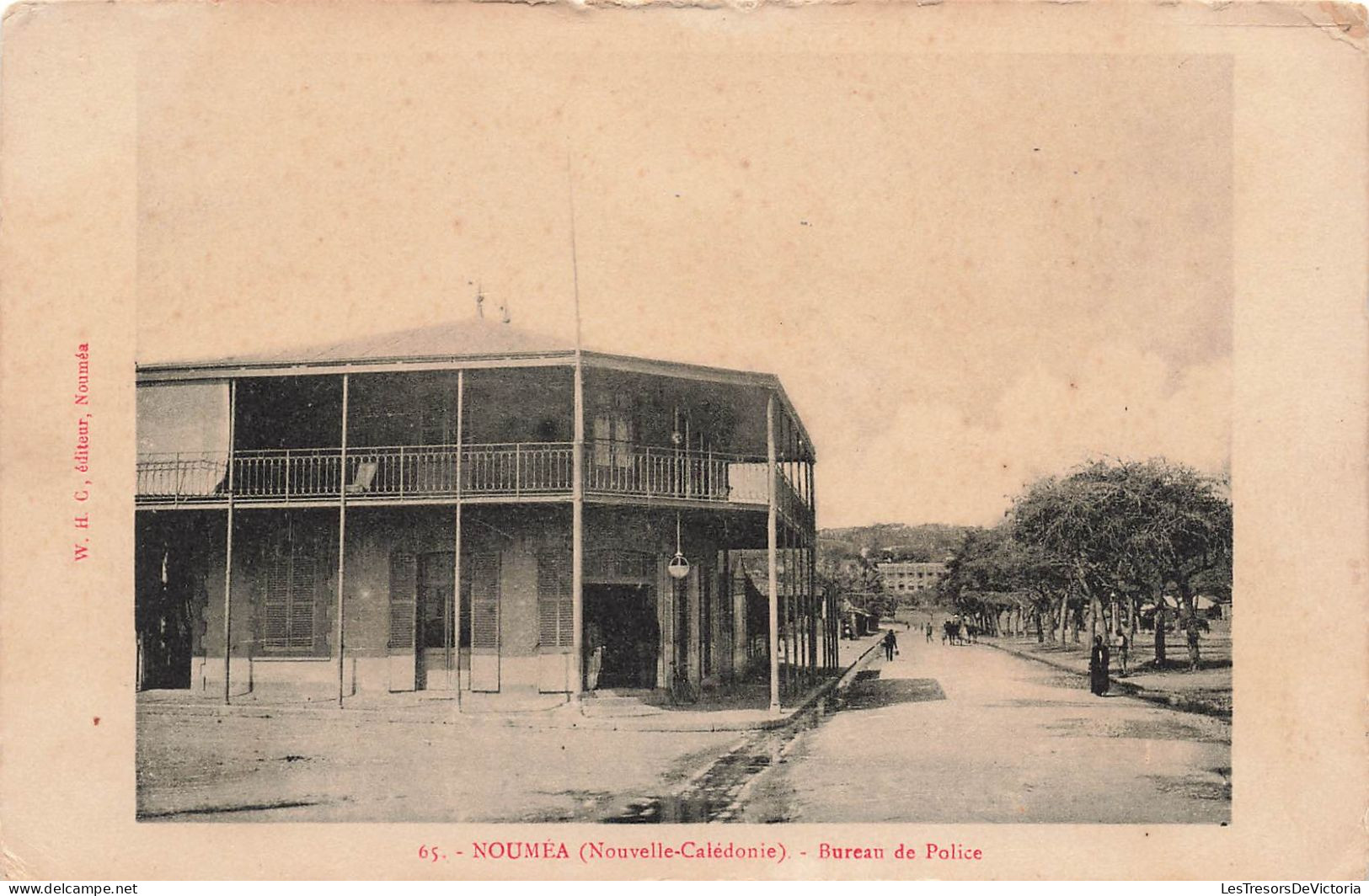 Nouvelle Calédonie - Nouméa - Bureau De Police - Carte Postale Ancienne - New Caledonia