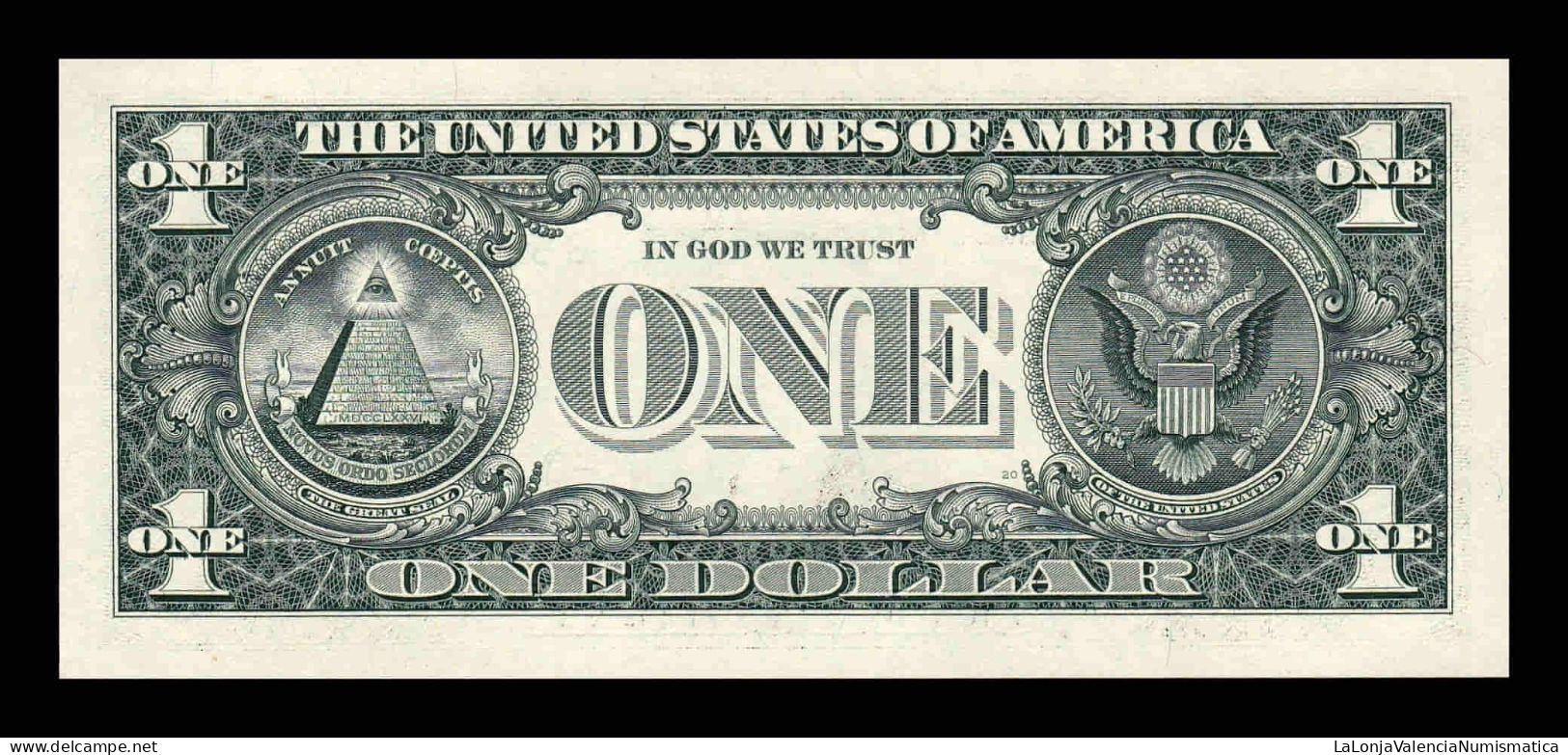 Estados Unidos United States 1 Dollar 2017 Pick 544 B - New York NY Sc Unc - New York