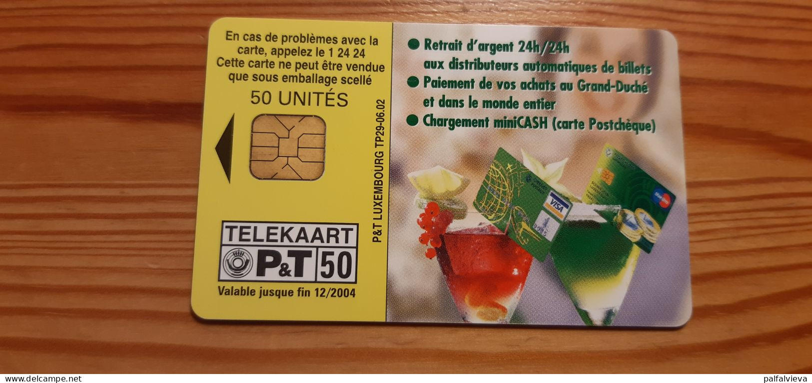 Phonecard Luxembourg - VISA, Mastercard - Luxembourg