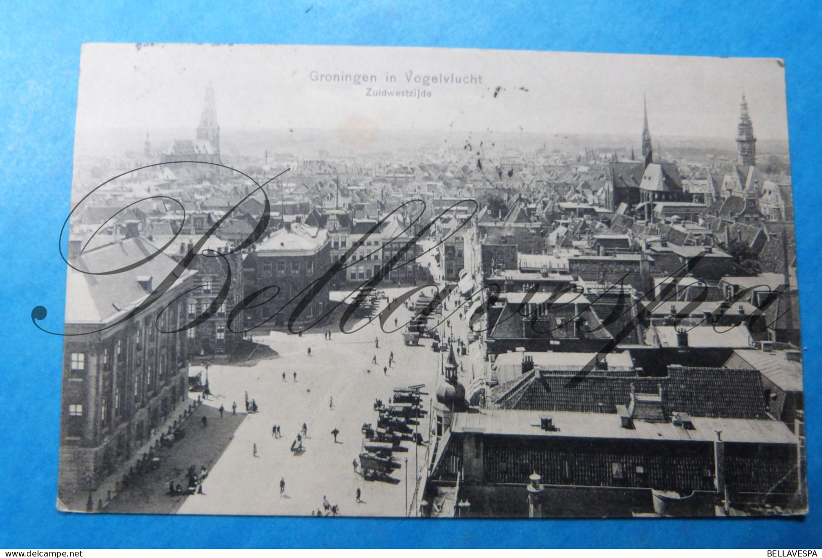 Groningen NL. Zuidwestzijde 1911 - Treni