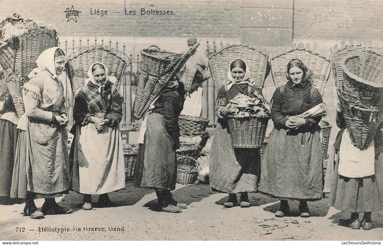 Belgique - Liège - Les Botresses - De Graeve -  Animé  - Carte Postale Ancienne - Liege