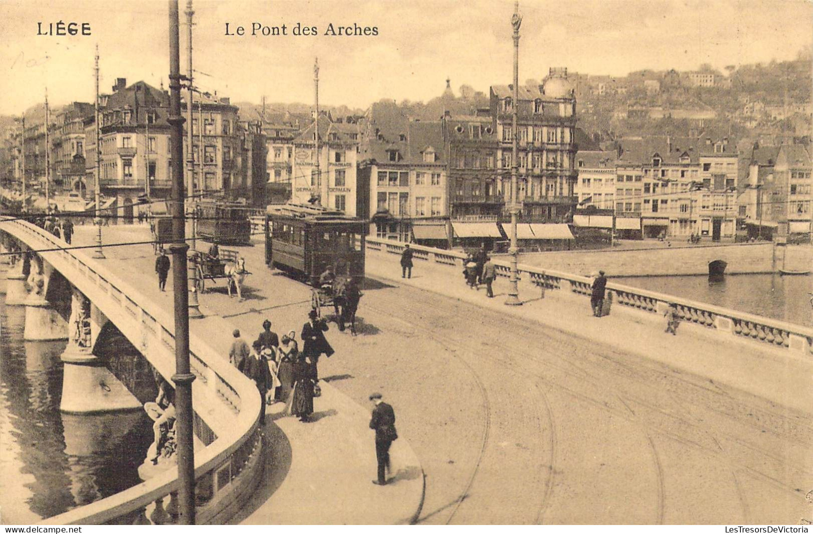 BELGIQUE - Liège - Le Pont Des Arches - Carte Postale Ancienne - Liege