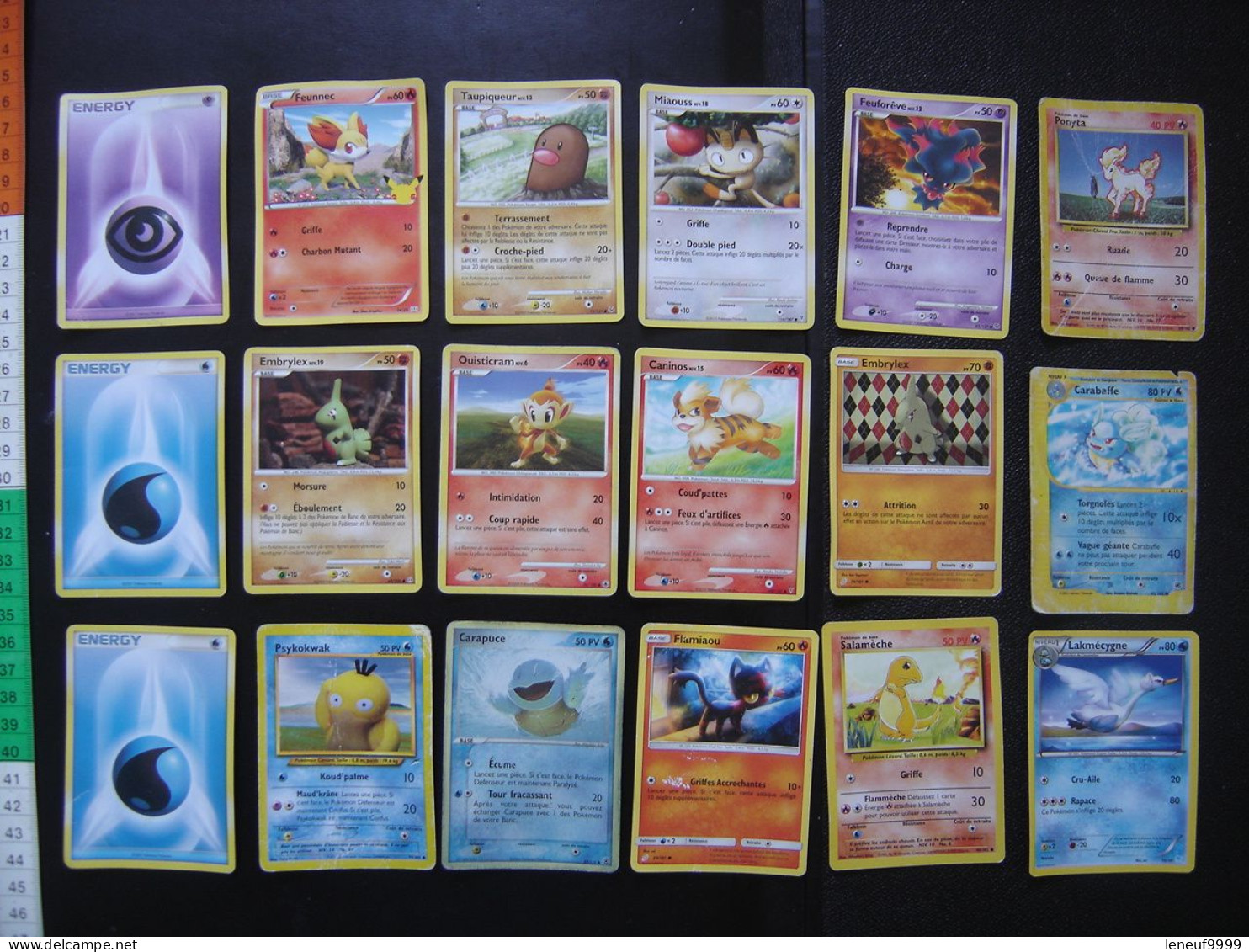 LOT De 36 Cartes POKEMON - Lots & Collections