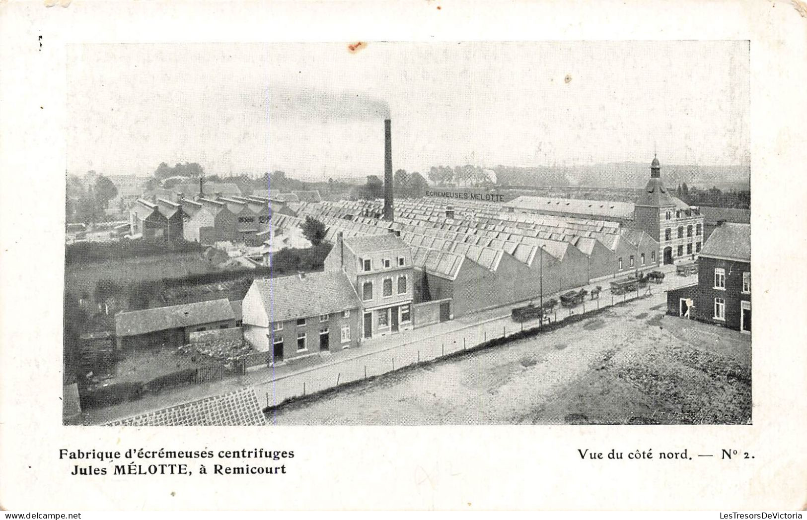 Belgique - Remicourt - Vue Du Coté Nord - Fabrique Jules Mélotte - Carte Postale Ancienne - Waremme