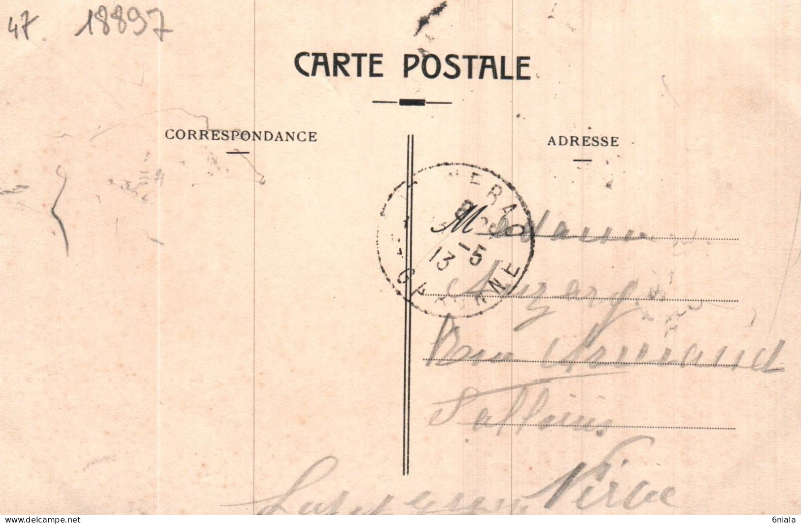 18897 BON ENCONTRE Intérieur De La Basilique    (2 Scans ) 47 - Bon Encontre