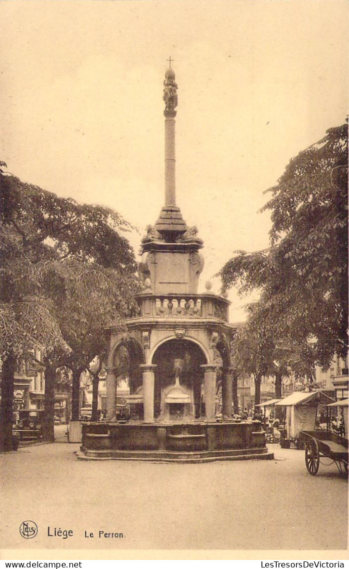 BELGIQUE - Liège - Le Perron - Carte Postale Ancienne - Liege