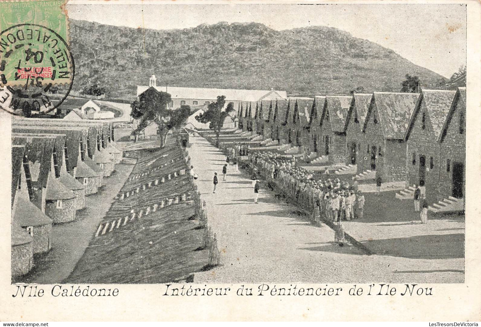 Nouvelle Calédonie - Intérieur Du Pénitencier De L'ile Nou - Carte Postale Ancienne - Nuova Caledonia