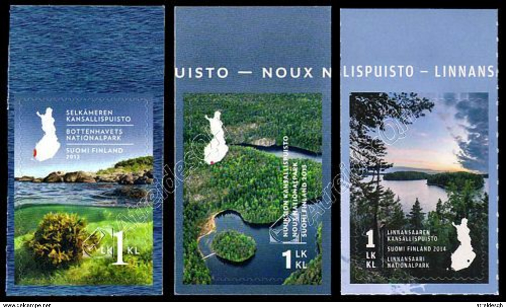 Finlandia / Finland 2012-2014: 3 Val. Parchi Nazionali / National Parks ** - Neufs