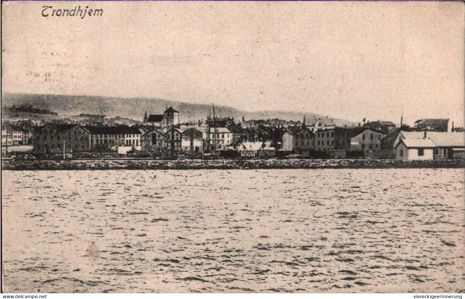 ! 1907 Alte Ansichtskarte Aus Trondheim, Trondhjem, Norwegen, Norway - Norway