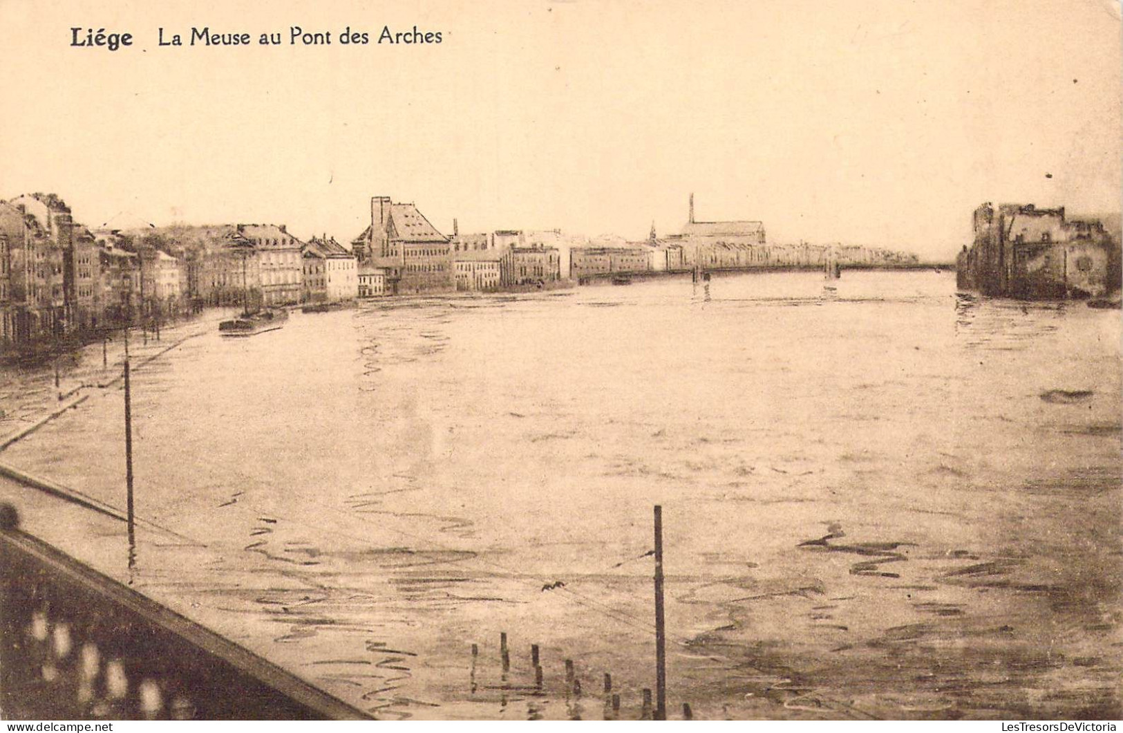BELGIQUE - Liège - La Meuse Au Pont Des Arches - Carte Postale Ancienne - Liege