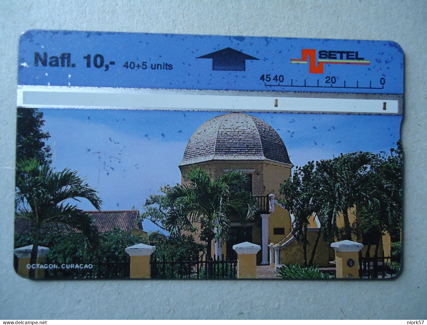 CURACAO ANTILLES USED CARDS  MONUMENTS - Antillas (Otros)