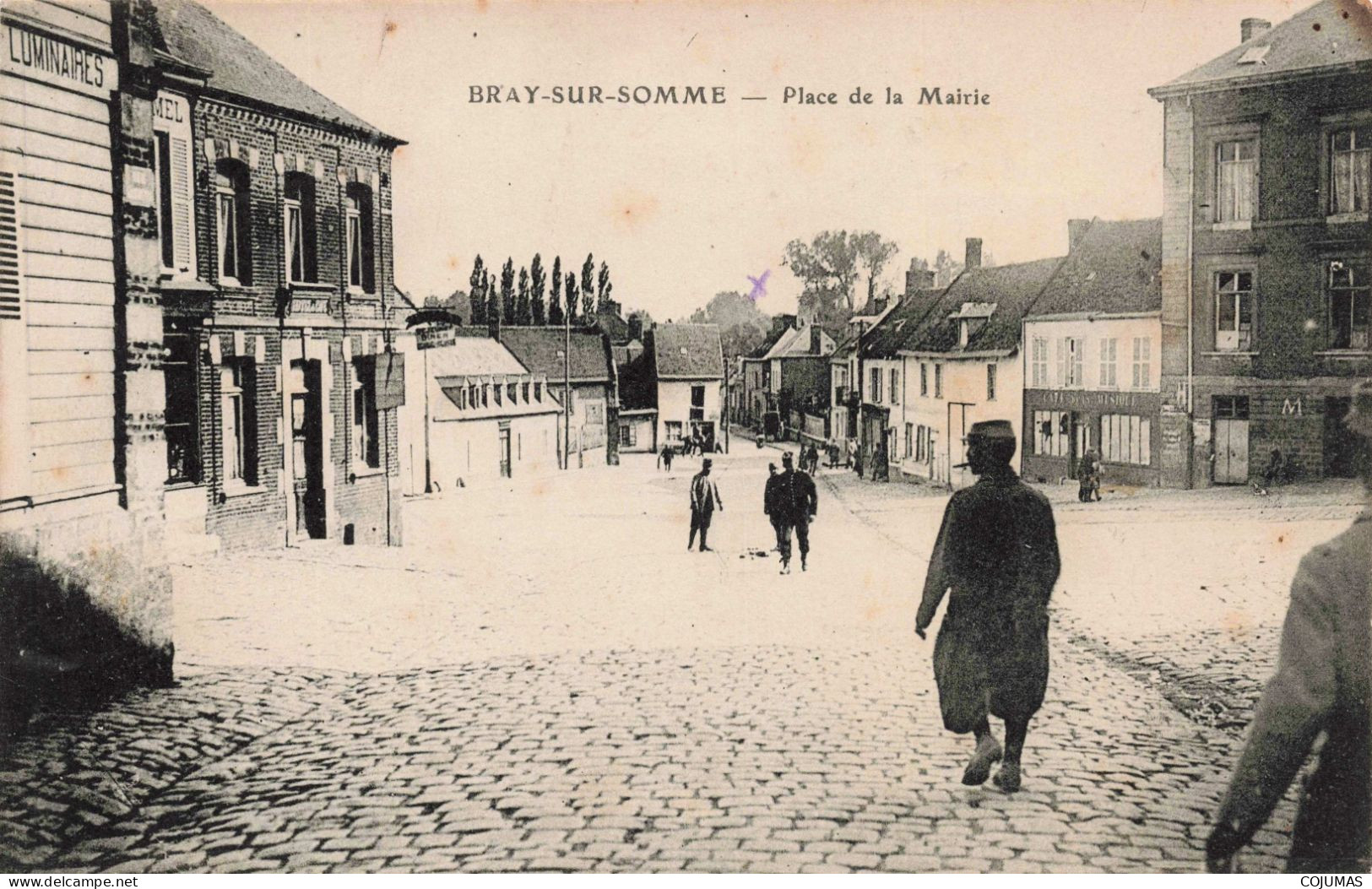 80 - BRAY SUR SOMME - S17509 - Place De La Mairie - L23 - Bray Sur Somme