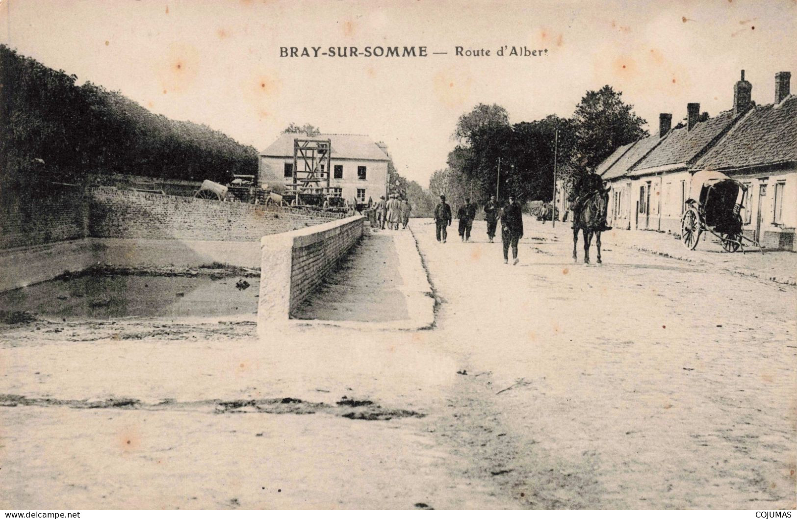 80 - BRAY SUR SOMME - S17511 - Route D'Albert - L23 - Bray Sur Somme