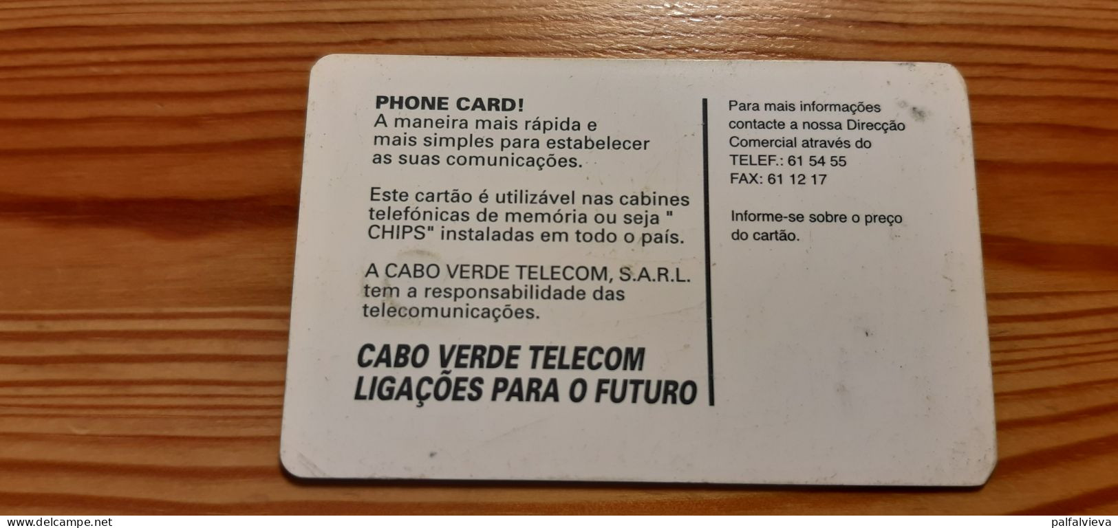 Phonecard Cape Verde - Cabo Verde