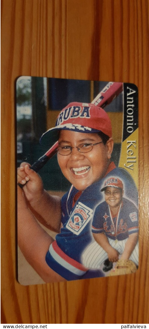 Phonecard Aruba - Baseball, Antonio Kelly - Aruba