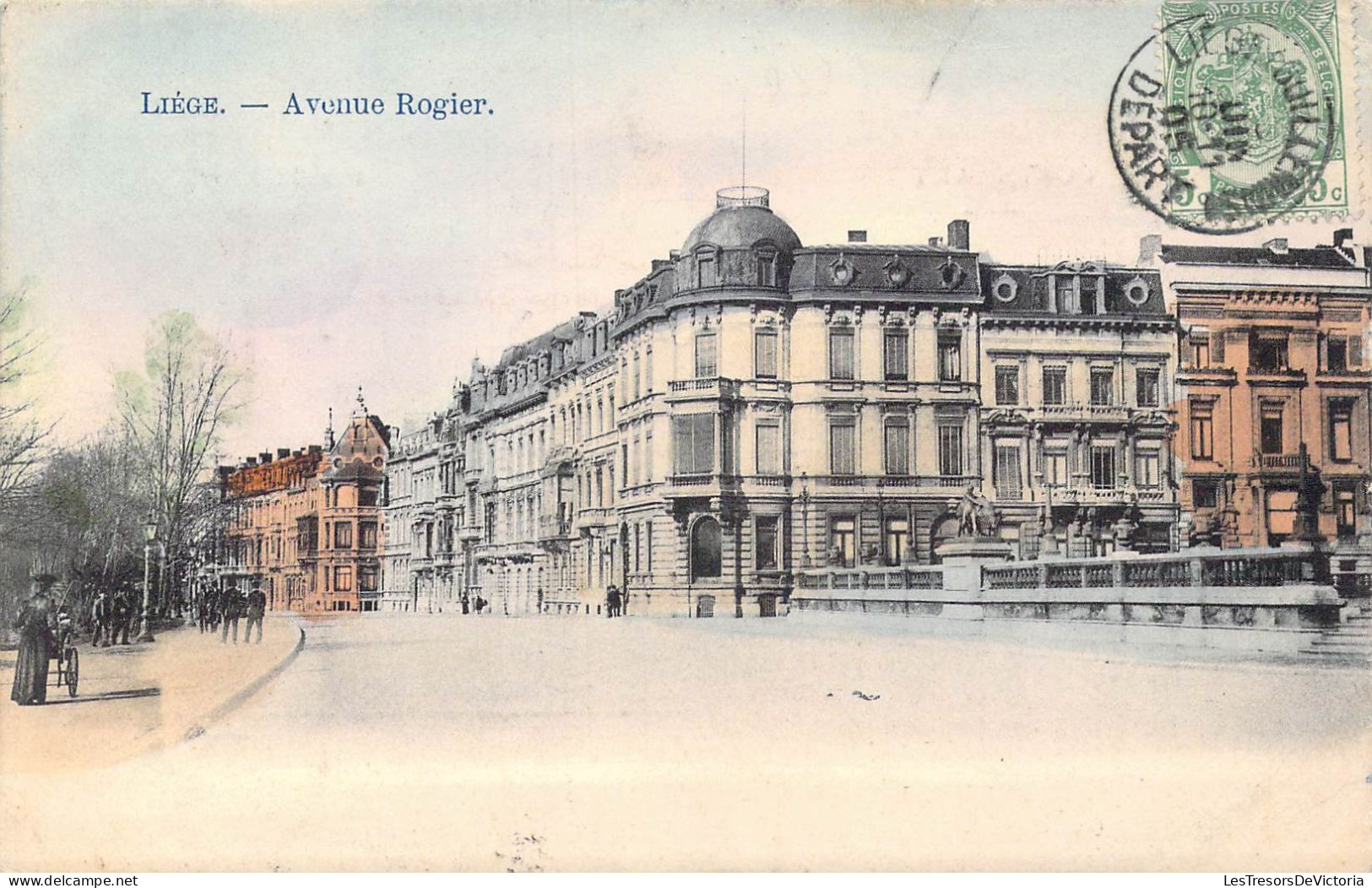 BELGIQUE - Liège - Avenue Rogier - Carte Postale Ancienne - Liege