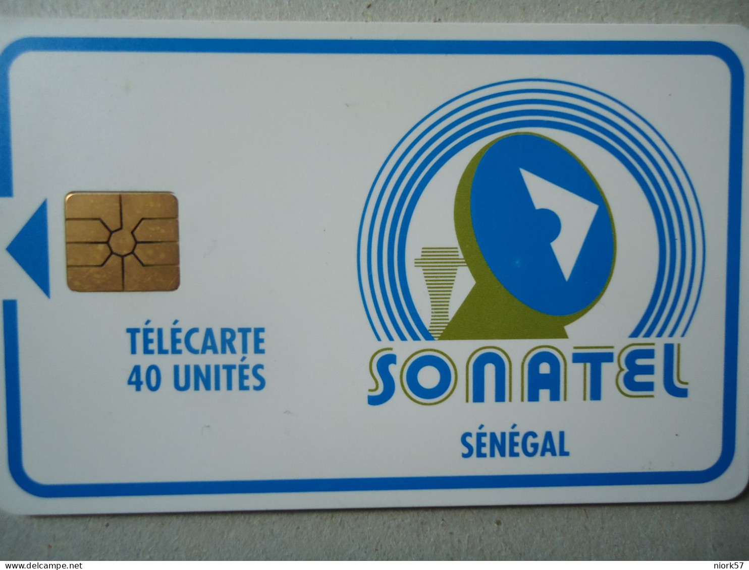 SENEGAL   USED CARDS  SONATEL   40 UNIT CHIP2 - Sénégal