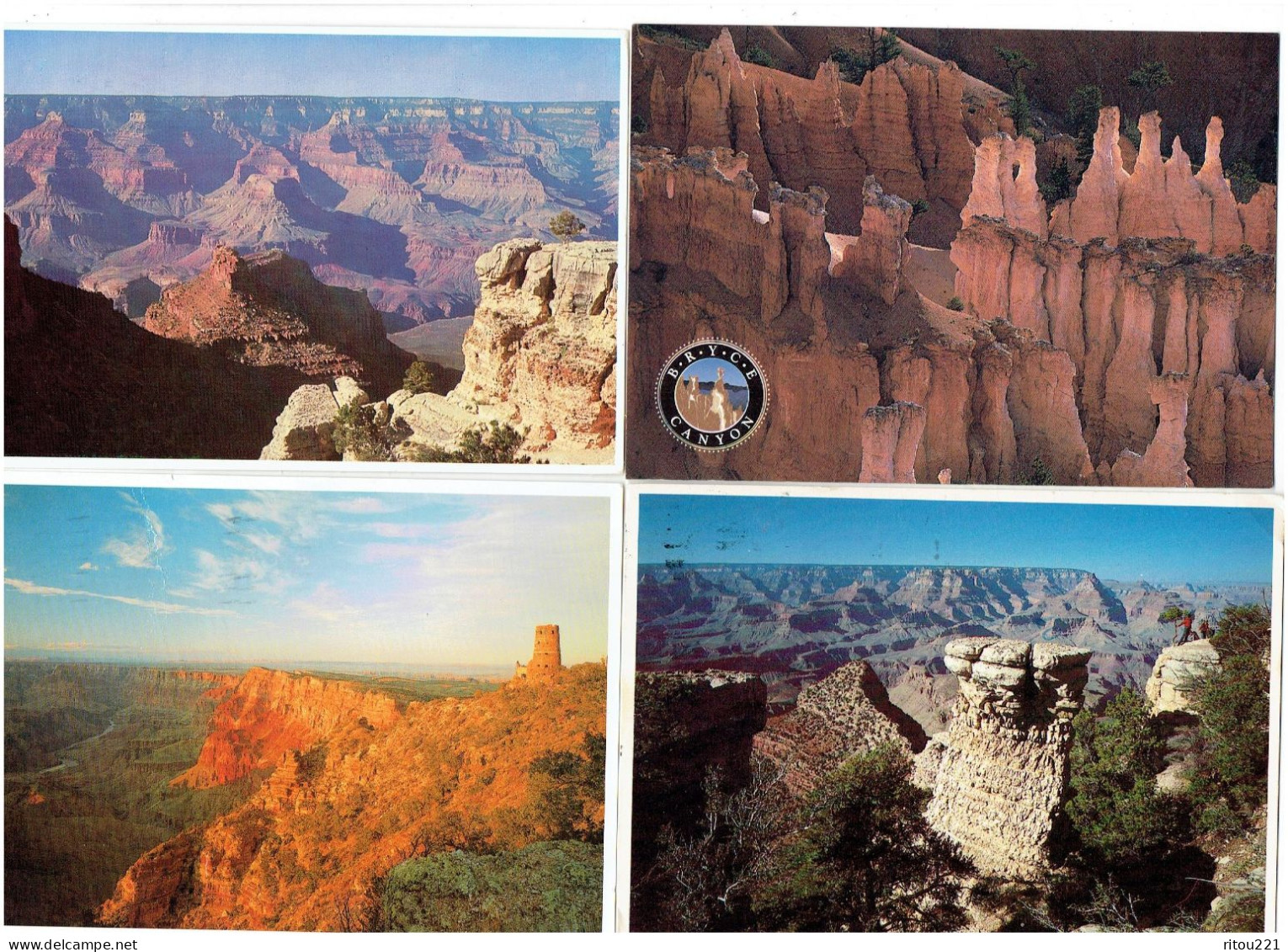 Lot 8 Cpm -  Arizona > Grand Canyon - UTAH BRYCE CANYON - - Grand Canyon