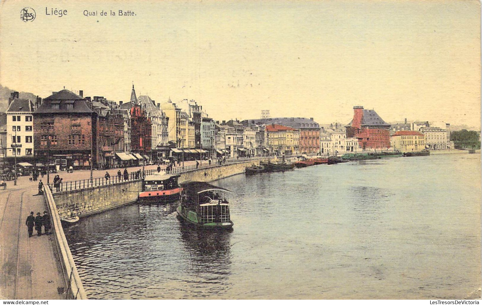 BELGIQUE - Liège - Quai De La Batte - Carte Postale Ancienne - Liege