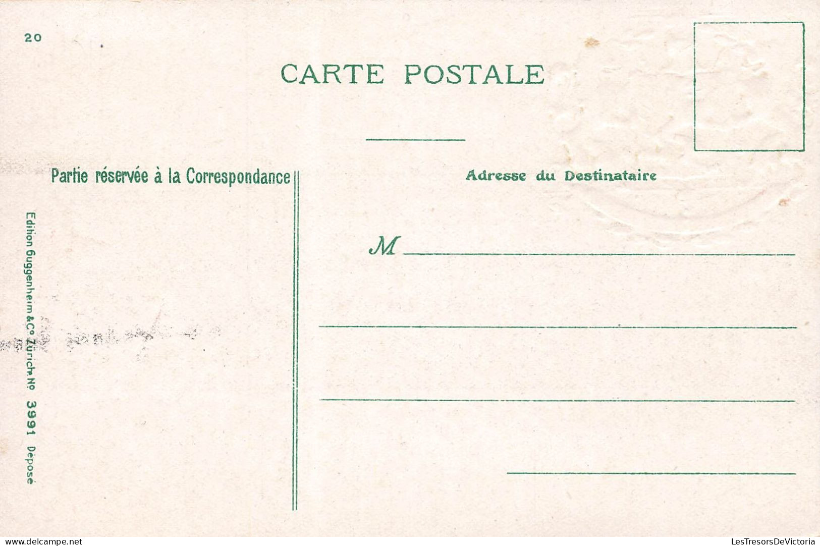 Représentation De Timbres - Souvenir De La Belgique - Marcour - Hotel De L'ourthe - Tram - Carte Postale Ancienne - Stamps (pictures)