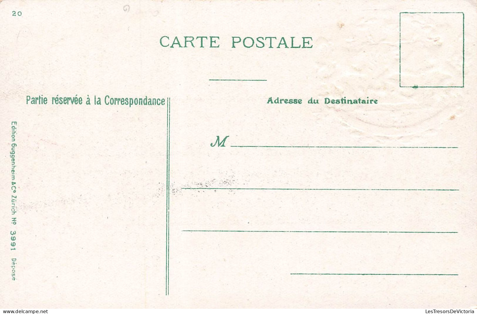 Représentation De Timbres - Souvenir De La Belgique - Houffalize - Arrivée Du Vicinal - Carte Postale Ancienne - Stamps (pictures)