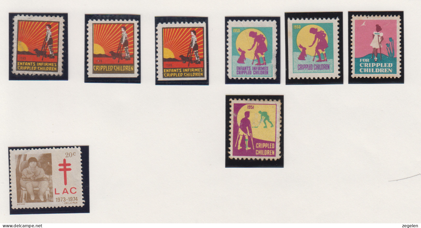 Canada Vignetten Ten Voordele Gehandicapte Kinderen - Unused Stamps