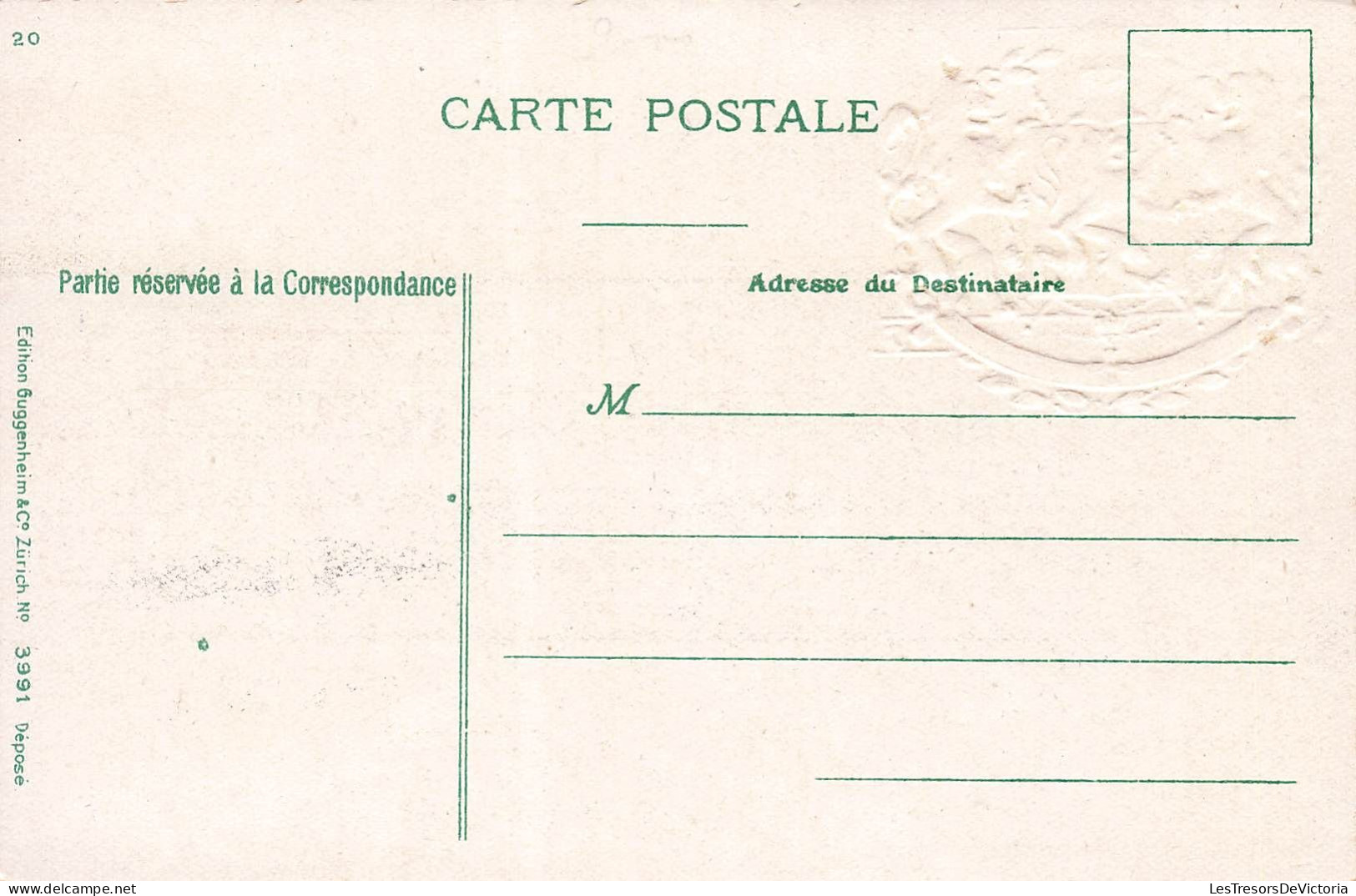 Représentation De Timbres - Souvenir De La Belgique - Corbion - Le Tram - Carte Postale Ancienne - Timbres (représentations)